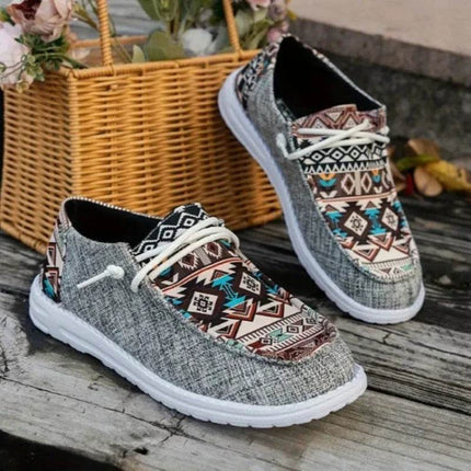 Women Bohemian Lightweight Canvas Shoes - Canvas Shoes - Animal Unicorn - Mad Fly Essentials