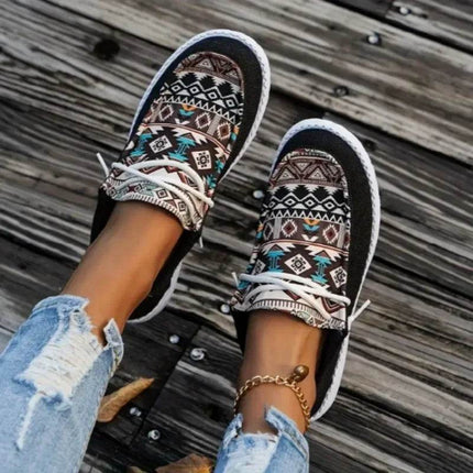 Women Bohemian Lightweight Canvas Shoes - Canvas Shoes - Animal Unicorn - Mad Fly Essentials