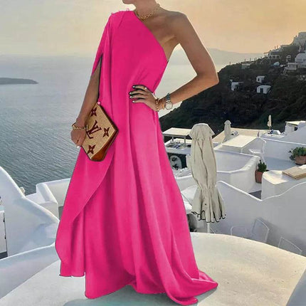 Women Bohemian Off Shoulder Maxi Dress - Maxi Dress - Lidou - Mad Fly Essentials