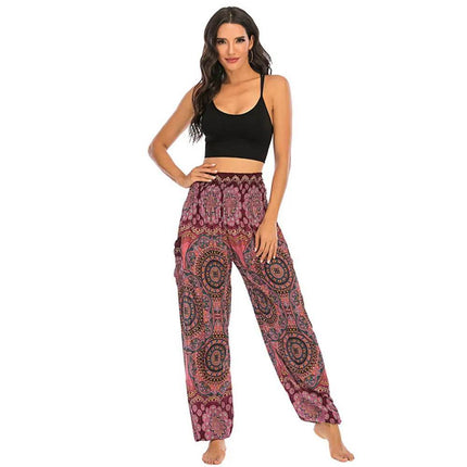Women Boho Casual Fitness Yoga Harem Pants - Harem Pants - Sfit - Mad Fly Essentials