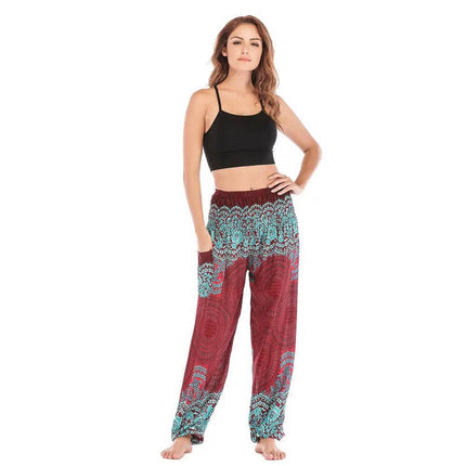 Women Boho Casual Fitness Yoga Harem Pants - Harem Pants - Sfit - Mad Fly Essentials