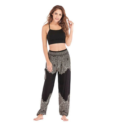 Women Boho Casual Fitness Yoga Harem Pants - Harem Pants - Sfit - Mad Fly Essentials
