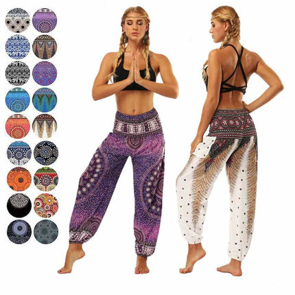 Women Boho Casual Fitness Yoga Harem Pants - Harem Pants - Sfit - Mad Fly Essentials