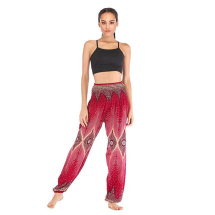 Women Boho Casual Fitness Yoga Harem Pants - Harem Pants - Sfit - Mad Fly Essentials