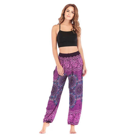 Women Boho Casual Fitness Yoga Harem Pants - Harem Pants - Sfit - Mad Fly Essentials