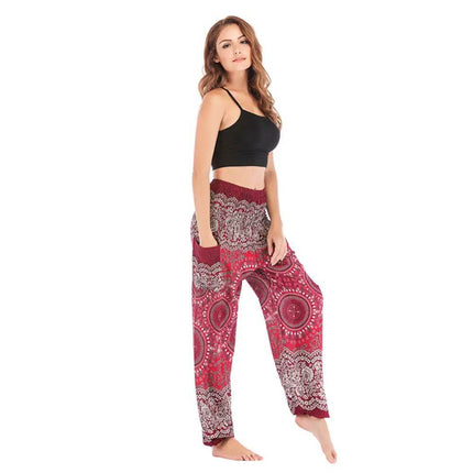 Women Boho Casual Fitness Yoga Harem Pants - Harem Pants - Sfit - Mad Fly Essentials