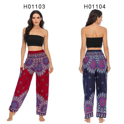 Women Boho High Waist Yoga Harem Pants - Harem Pants - SY - Active - Mad Fly Essentials
