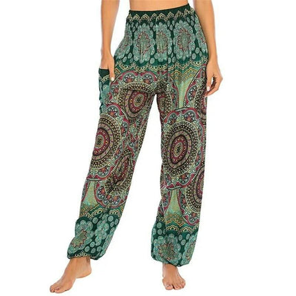 Women Boho High Waist Yoga Harem Pants - Harem Pants - SY - Active - Mad Fly Essentials