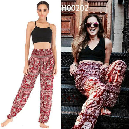 Women Boho High Waist Yoga Harem Pants - Harem Pants - SY - Active - Mad Fly Essentials
