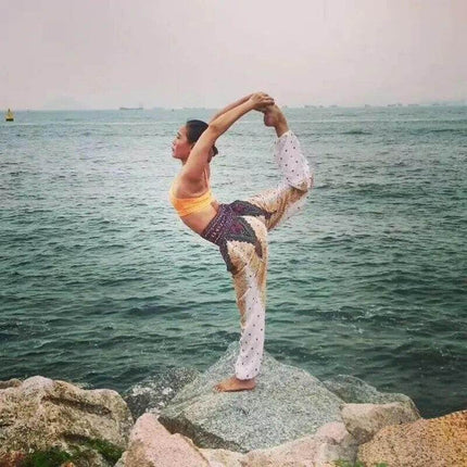 Women Boho High Waist Harem Yoga Pants - Mad Fly Essentials