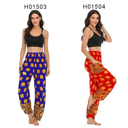 Women Boho High Waist Yoga Harem Pants - Harem Pants - SY - Active - Mad Fly Essentials