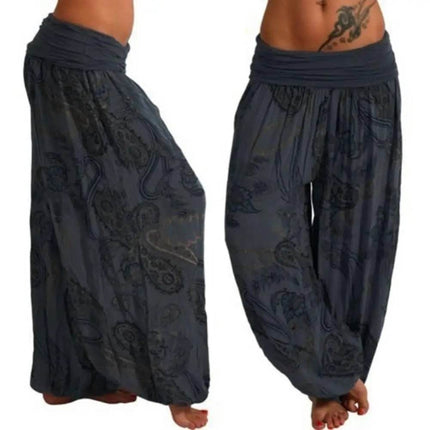 Women Boho Loose Paisley Harem Pants - Harem Pants - GPBD - Mad Fly Essentials