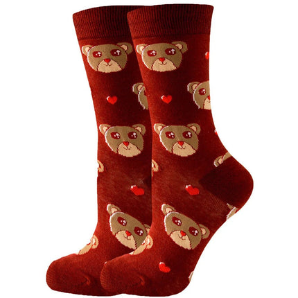 Women Cartoon Animal 3D Food Socks - Mad Fly Essentials