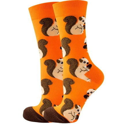 Women Cartoon Animal 3D Food Socks - Mad Fly Essentials
