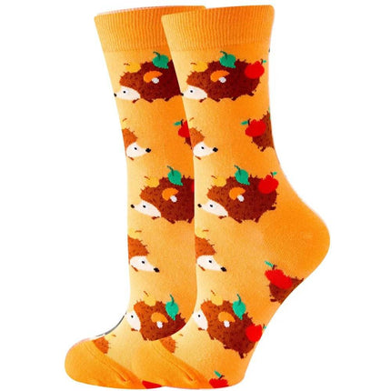 Women Cartoon Animal 3D Food Socks - Socks - Smile Socks - Mad Fly Essentials