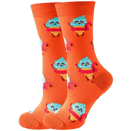 Women Cartoon Animal 3D Food Socks - Socks - Smile Socks - Mad Fly Essentials