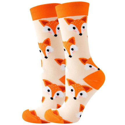 Women Cartoon Animal 3D Food Socks - Mad Fly Essentials