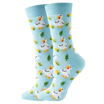 Women Cartoon Animal 3D Food Socks - Mad Fly Essentials