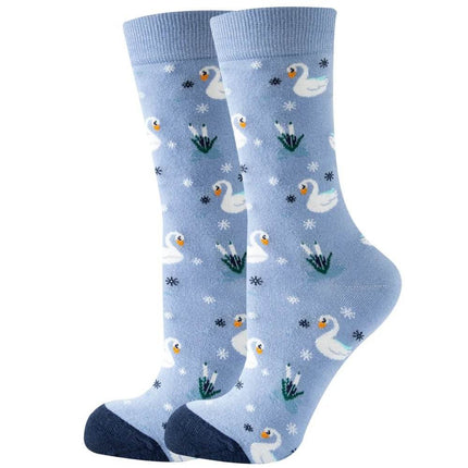 Women Cartoon Animal Penguin Long Socks - Socks - TOB - Mad Fly Essentials