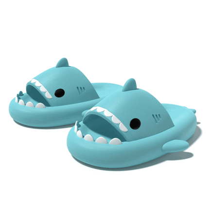 Women Cartoon Shark Thick Sole Slippers - Slippers - Miniso - Mad Fly Essentials