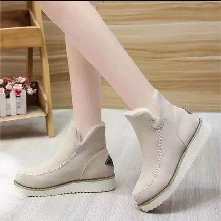 Women Casual Mid - Calf Ankle Snow Boots - Boots - Mezereon - Mad Fly Essentials