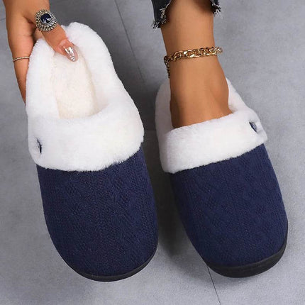 Women Casual Platform Indoor Fur Slipper - Mad Fly Essentials
