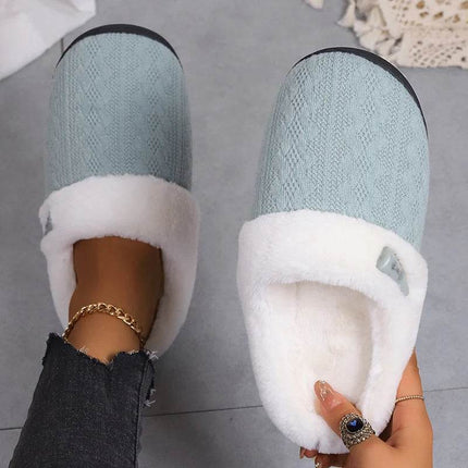 Women Casual Platform Indoor Fur Slippers - Slippers - MoneRffi - Mad Fly Essentials
