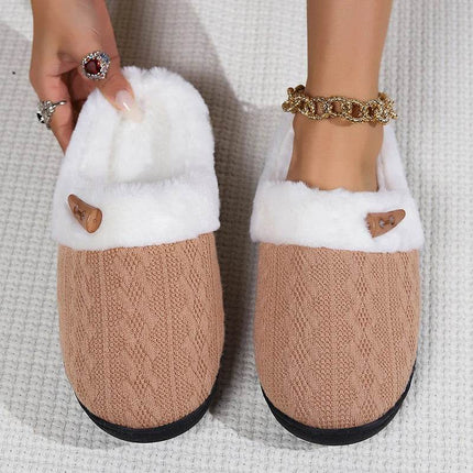 Women Casual Platform Indoor Fur Slippers - Slippers - MoneRffi - Mad Fly Essentials