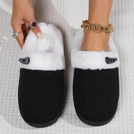 Women Casual Platform Indoor Fur Slippers - Slippers - MoneRffi - Mad Fly Essentials