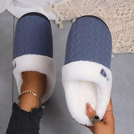 Women Casual Platform Indoor Fur Slippers - Slippers - MoneRffi - Mad Fly Essentials