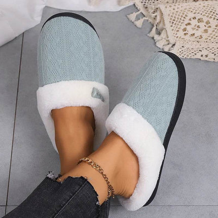 Women Casual Platform Indoor Fur Slippers - Slippers - MoneRffi - Mad Fly Essentials
