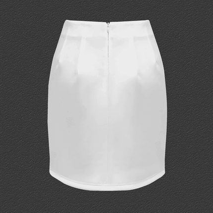 Women Commuter Solid 2 Tone Skirt Outfit Set - Outfit Set - mandylandy - Mad Fly Essentials