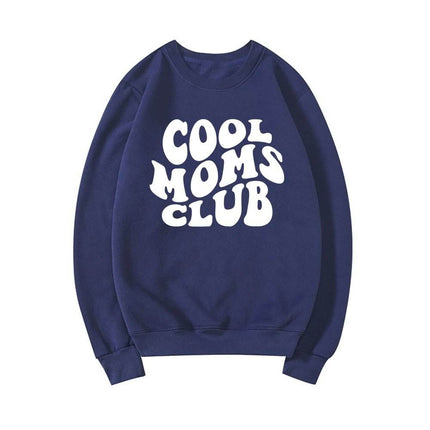 Women Cool Moms Club Graphic Sweat Shirt - Shirt - AIDAYOU - Mad Fly Essentials