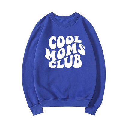 Women Cool Moms Club Graphic Sweat Shirt - Shirt - AIDAYOU - Mad Fly Essentials