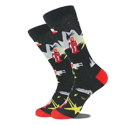 Women Creative Alien Animal Long Socks - Mad Fly Essentials