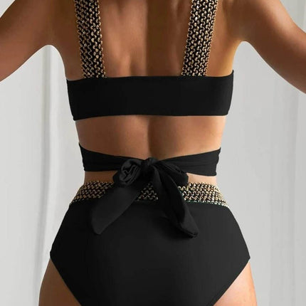 Eleifshe Women Criss Cross Halter Bikini Swimwear Set - Swimwear Set - Eleifshe - Mad Fly Essentials