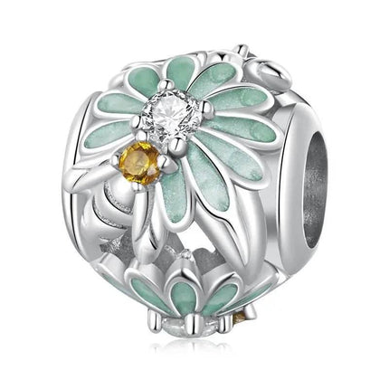 Daisy Flower 925 Sterling Silver Charm Women Accessories - Women Accessories - NABO - Mad Fly Essentials