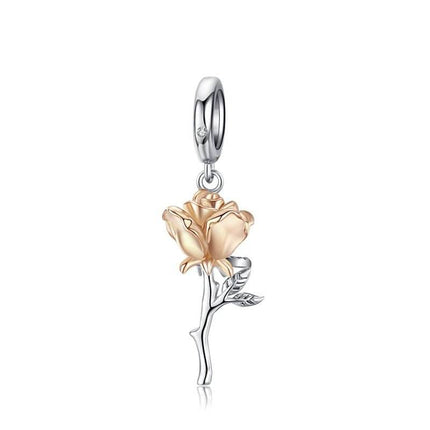 Women Daisy Flower 925 Sterling Silver Charms - Mad Fly Essentials