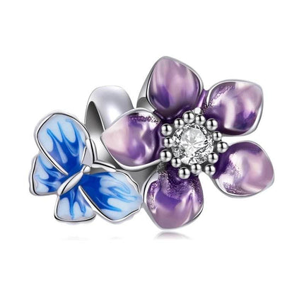Women Daisy Flower 925 Sterling Silver Charms - Mad Fly Essentials