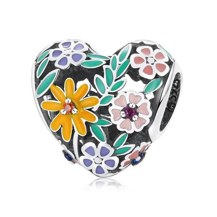 Daisy Flower 925 Sterling Silver Charm Women Accessories - Women Accessories - NABO - Mad Fly Essentials