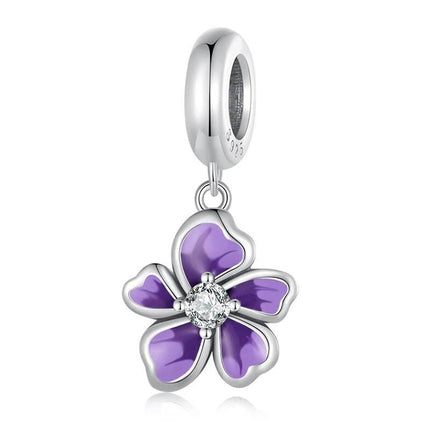 Women Daisy Flower 925 Sterling Silver Charms - Mad Fly Essentials