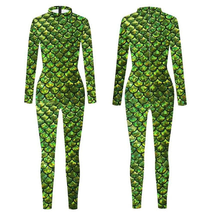 Women Daughter 3D Mermaid Scale Costume - Costume - Zawaland - Mad Fly Essentials