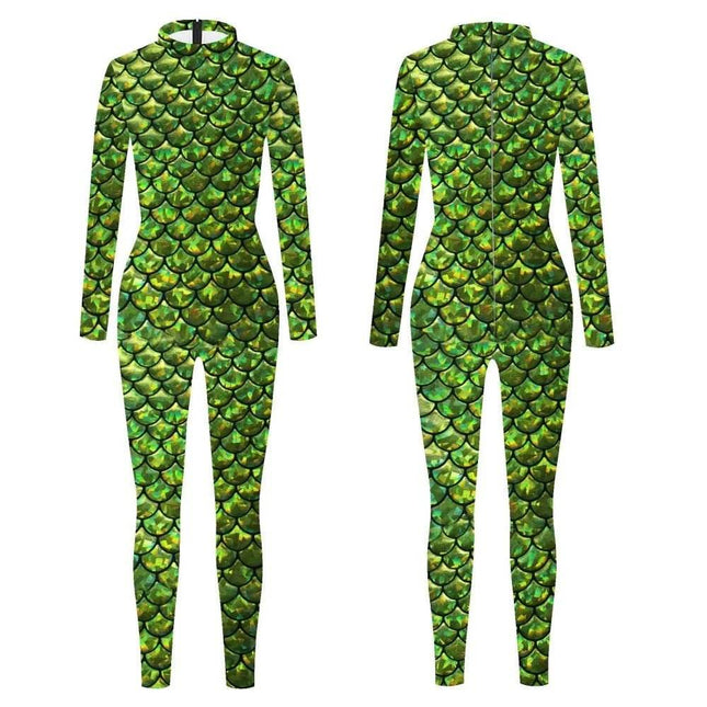 Women Daughter 3D Mermaid Scale Costume - Costume - Zawaland - Mad Fly Essentials