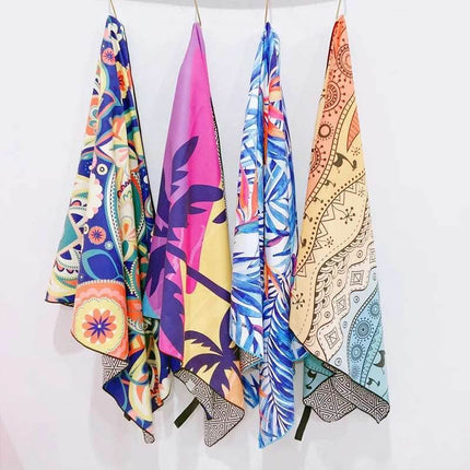 Women Double - sided Fleece Quick Dry Beach Fitness Yoga Mat - Yoga Mat - McCarter - Mad Fly Essentials