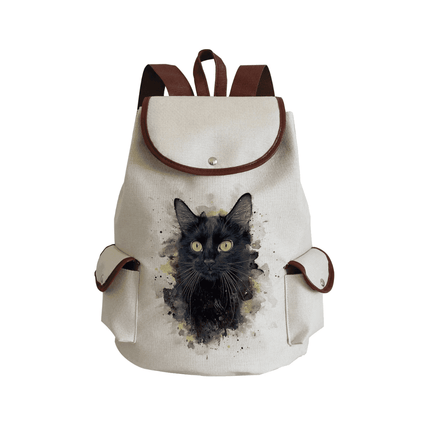 Women Eco-Friendly Cartoon Cat Tote Backpacks - Mad Fly Essentials