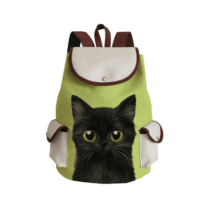 Women Eco-Friendly Cartoon Cat Tote Backpacks - Mad Fly Essentials