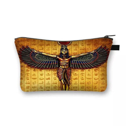 Egyptian Art Makeup Cosmetic Bag Women Accessories - Women Accessories - COOLOST - Mad Fly Essentials