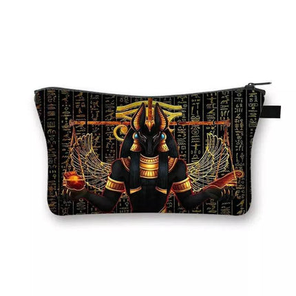 Egyptian Art Makeup Cosmetic Bag Women Accessories - Women Accessories - COOLOST - Mad Fly Essentials