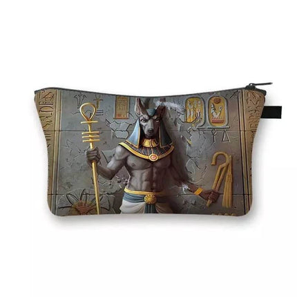 Egyptian Art Makeup Cosmetic Bag Women Accessories - Women Accessories - COOLOST - Mad Fly Essentials