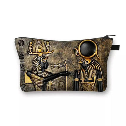 Egyptian Art Makeup Cosmetic Bag Women Accessories - Women Accessories - COOLOST - Mad Fly Essentials